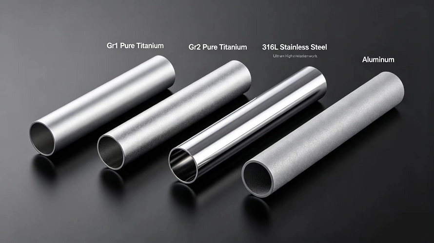 Multi-Material Comparison Samples (Gr1/Gr2 Ti, SS, Aluminum Tube) Multi-Material Comparison Samples (Gr1/Gr2 Ti, SS, Aluminum Tube)