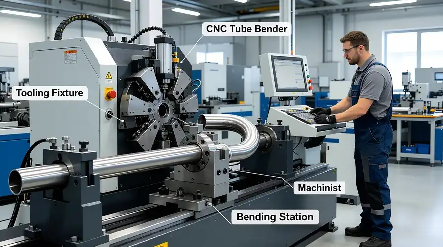 Gr1 Titanium Tube Cold Bending Forming Process Gr1 Titanium Tube Cold Bending Forming Process