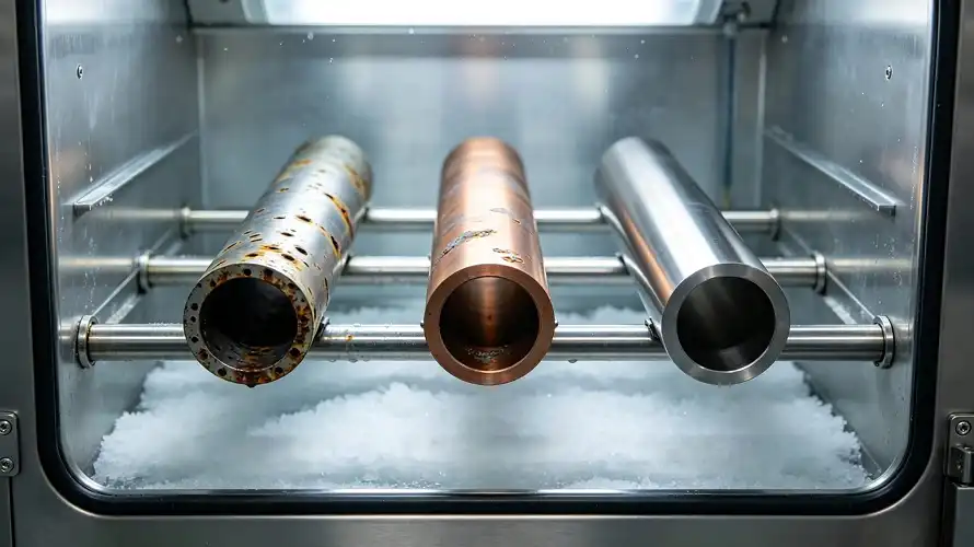 Salt Spray Corrosion Resistance Comparison Specimens