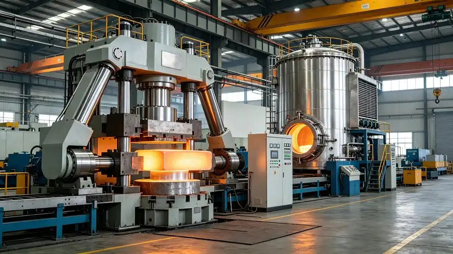 Vacuum Melting & Precision Forging Production Line of Jucheng Titanium Vacuum Melting & Precision Forging Production Line of Jucheng Titanium
