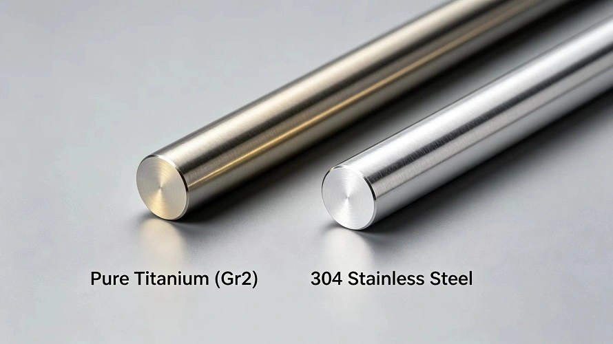 Titanium & Stainless Steel Bar Samples