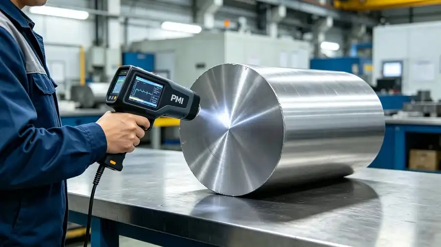 Titanium Billet & PMI Inspection Titanium Billet & PMI Inspection