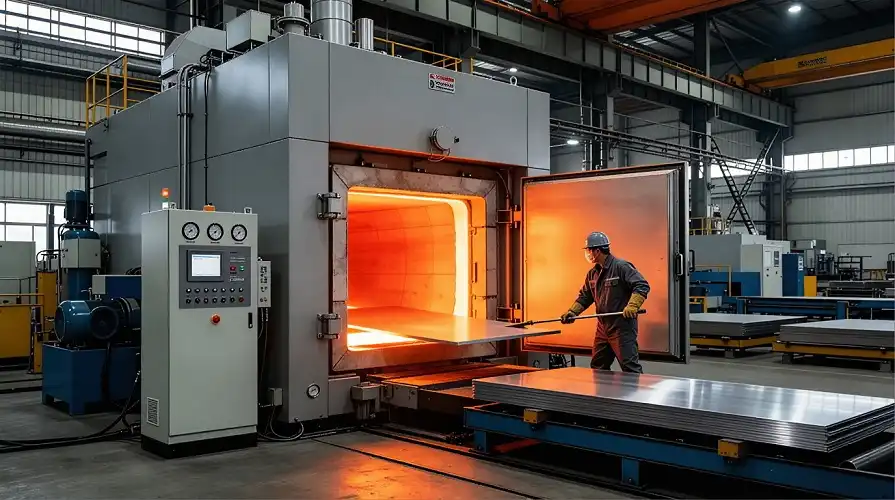 Titanium Plate Industrial Heat Treatment Furnace