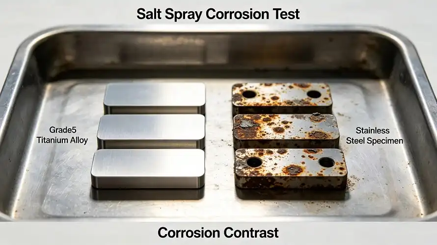 Salt Spray Corrosion Contrast Specimens