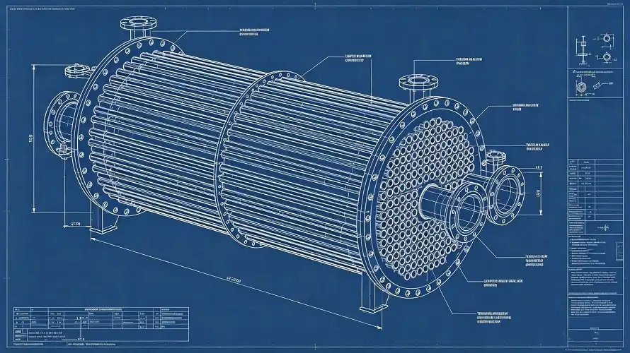 Titanium Heat Exchanger Bundle