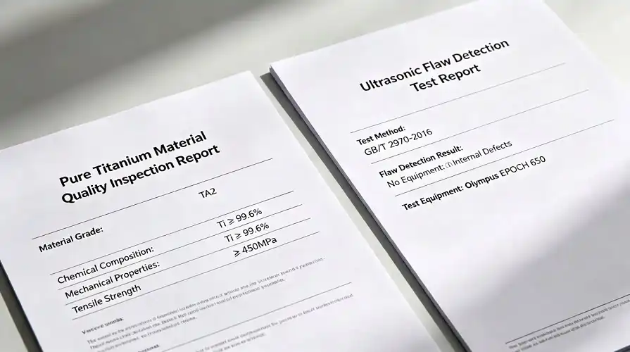 Material Inspection & UT Certificates Material Inspection & UT Certificates