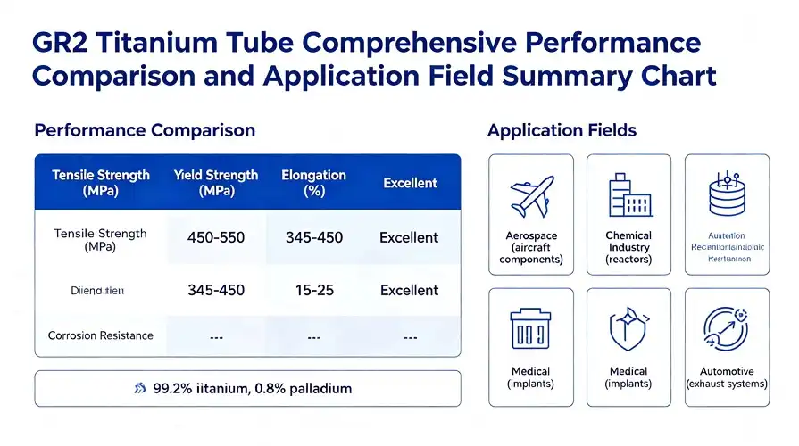 Titanium Performance Comparison Chart Titanium Performance Comparison Chart