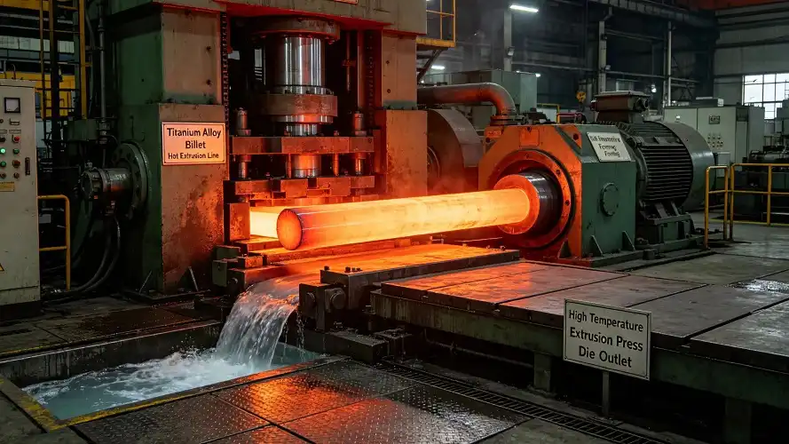 Titanium Billet Hot Extrusion Production Line Titanium Billet Hot Extrusion Production Line