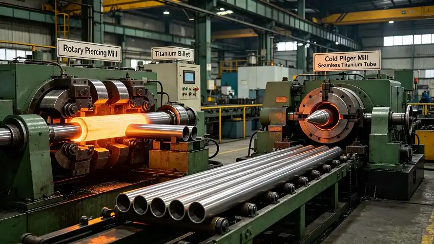 Titanium tube cold rolling production line Titanium tube cold rolling production line