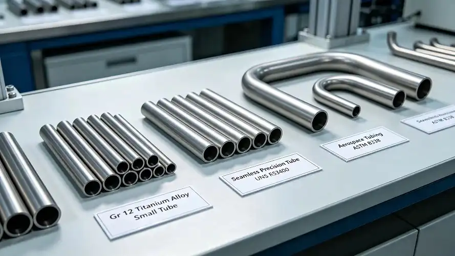 Precision Gr12 titanium tubing for aerospace