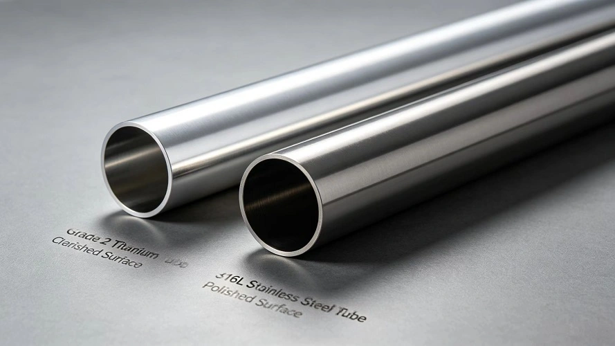 Bright Titanium Tube vs 316L Stainless Steel Tube