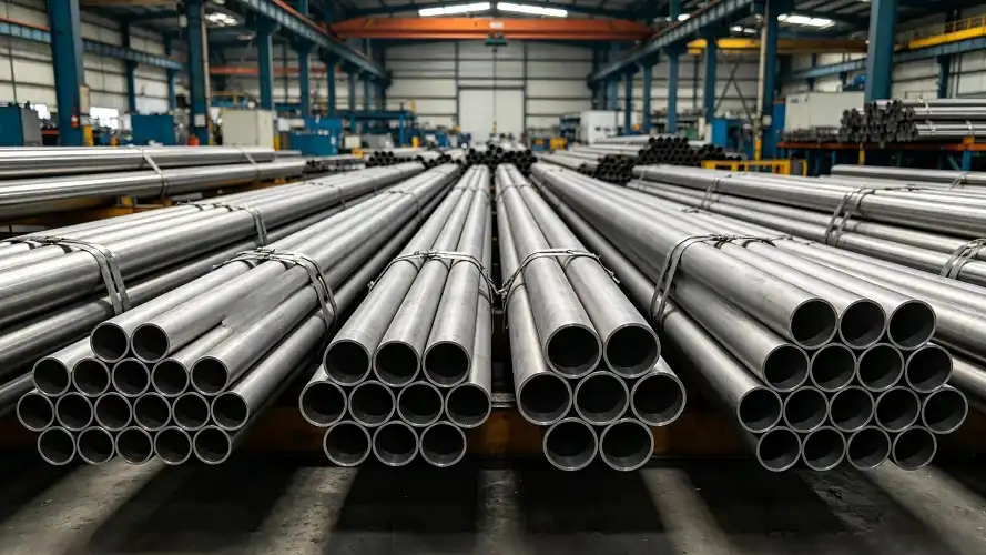 Group of Pickled Seamless Titanium Tubes