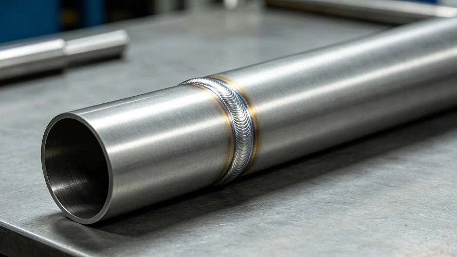 TIG Weld Specimen of Acid Pickled Titanium Tube TIG Weld Specimen of Acid Pickled Titanium Tube