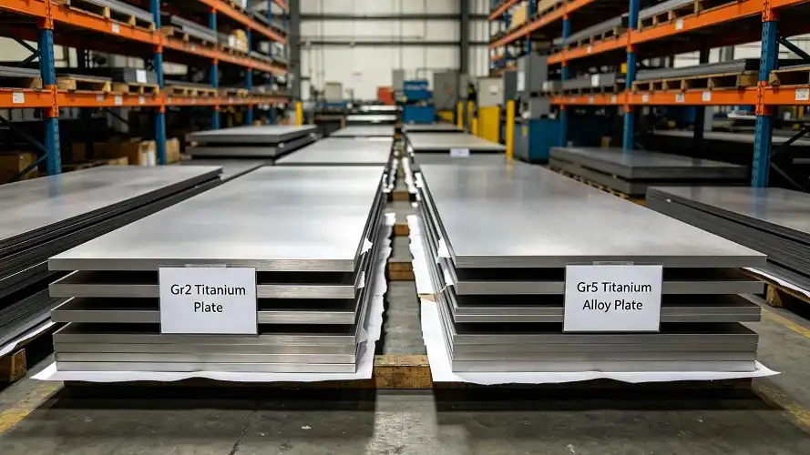 Finished Titanium Flat Plates Stock Finished Titanium Flat Plates Stock
