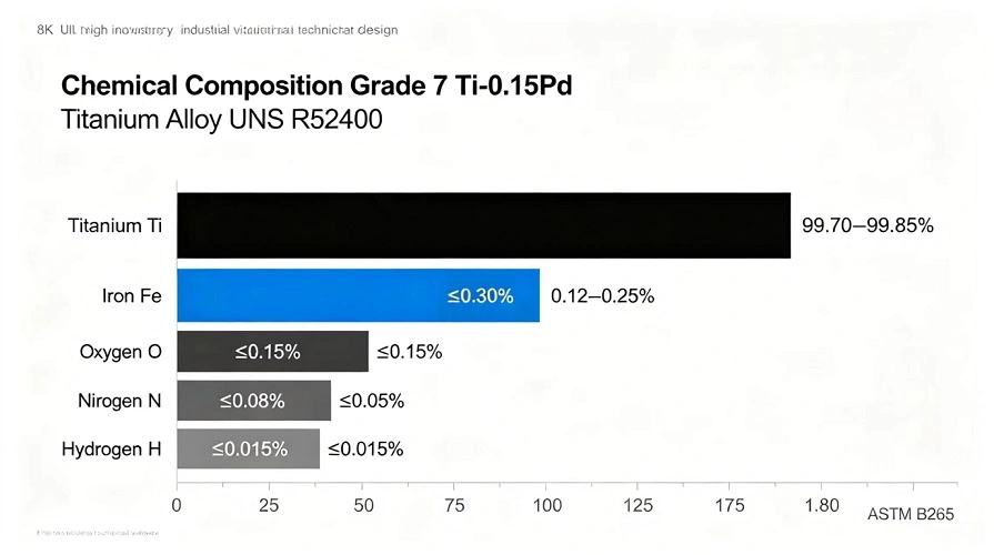 Gr7 titanium chemical composition chart	