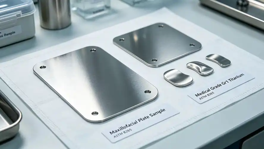Medical Grade Polished Grade 1 Titanium Maxillofacial Plates Medical Grade Polished Grade 1 Titanium Maxillofacial Plates