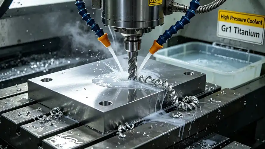 CNC Milling Workshop & High-pressure Coolant System CNC Milling Workshop & High-pressure Coolant System