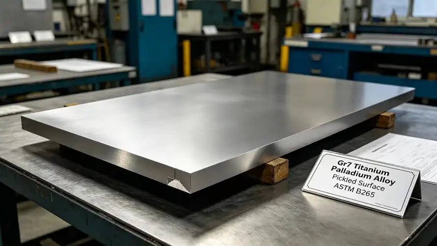 Grade 7 Titanium Plate 