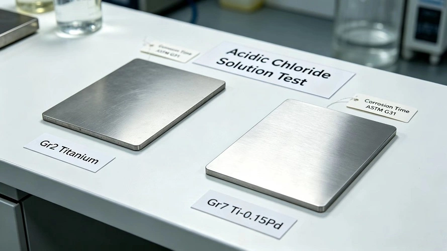 Titanium Corrosion Test Specimens Titanium Corrosion Test Specimens