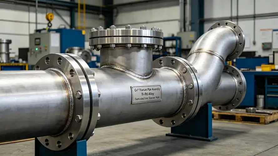 Titanium Pipes & Flange Fittings Titanium Pipes & Flange Fittings