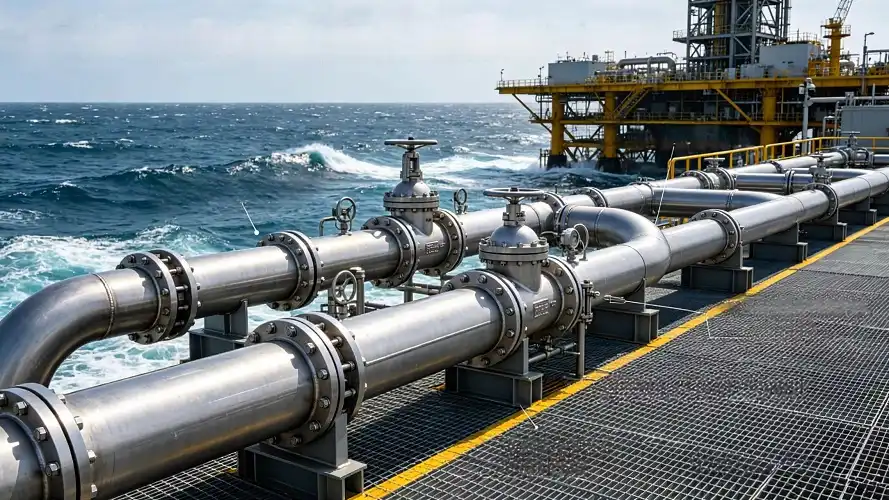 Offshore Marine Oil Platform