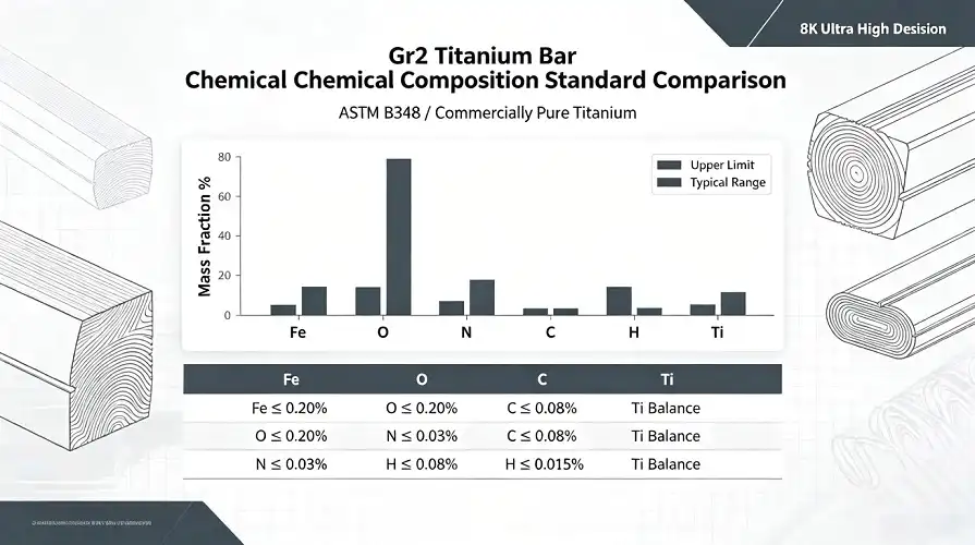 Gr2 Titanium Chemical Composition Chart