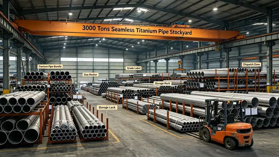Baoji titanium material storage warehouse