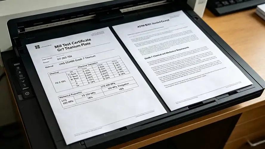 Titanium Material Standard Documents