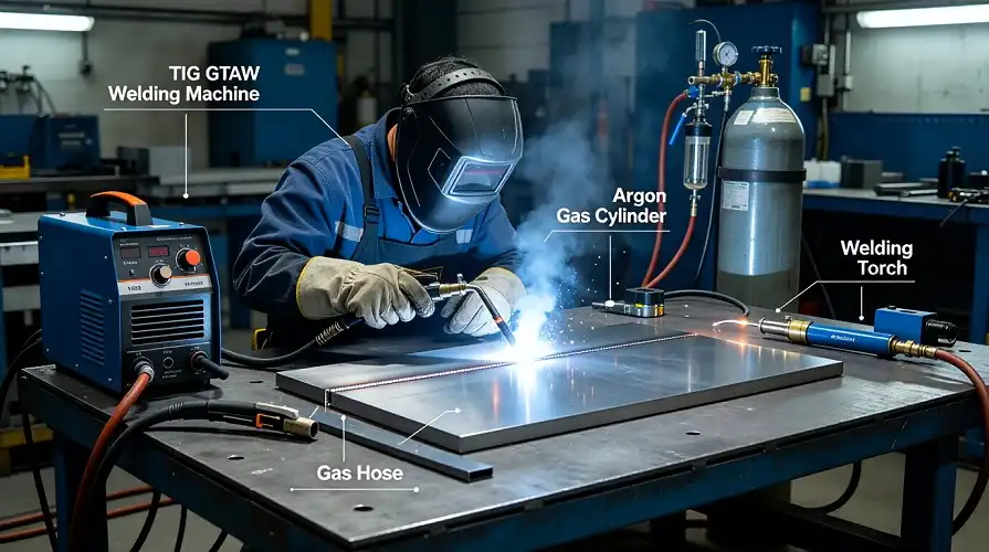 TIG Welding of Grade 2 Titanium Plate TIG Welding of Grade 2 Titanium Plate