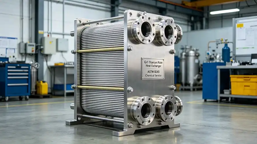 Titanium Heat Exchanger Component Titanium Heat Exchanger Component