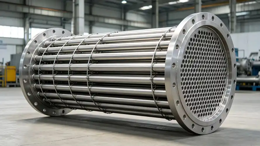 Industrial Heat Exchanger in Corrosive Process Plant