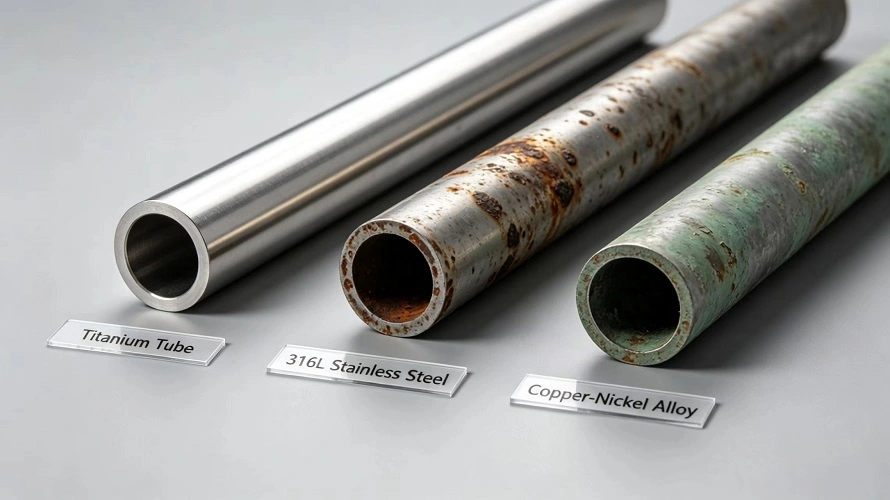 Seawater Corrosion Lab Test for Titanium Tubes