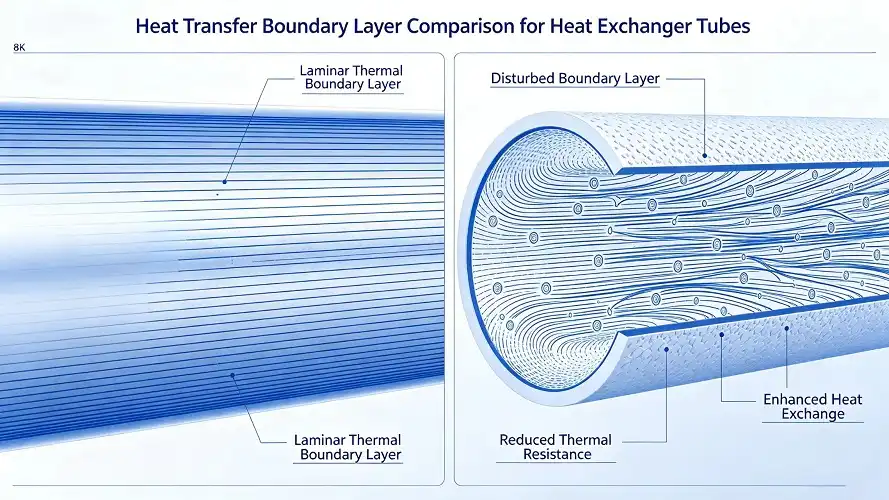 Boundary‑layer & Heat Transfer Principle inside Tubes