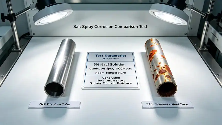 Salt‑Spray Corrosion Test: Gr9 vs 316L Stainless Steel