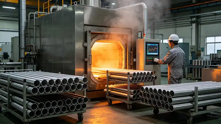 Gr5 Titanium Tube Solution‑Aging Heat‑Treatment Furnace Gr5 Titanium Tube Solution‑Aging Heat‑Treatment Furnace