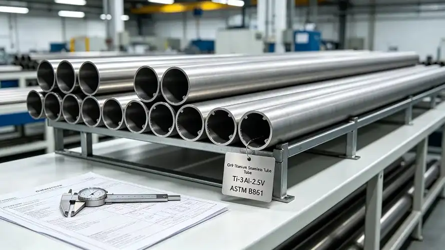 Gr9 Seamless Titanium Tube Finished Products
