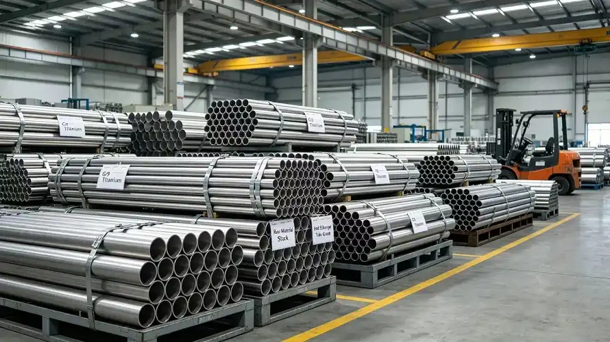 Titanium Raw Material Warehouse Inventory