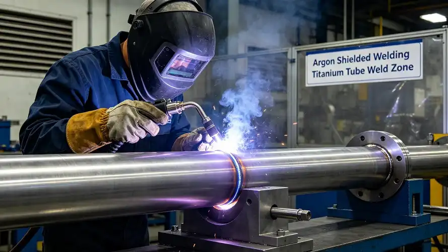 	Titanium Tube Argon Shielded Welding