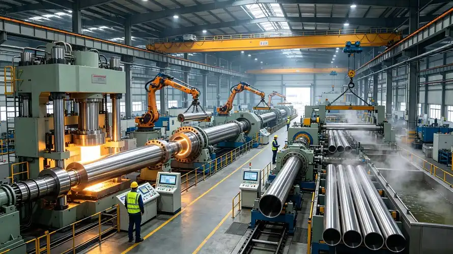 Titanium Tube Manufacturing Workshop Titanium Tube Manufacturing Workshop