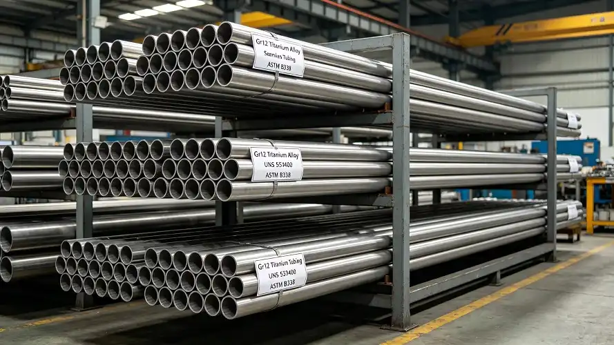 Gr12 seamless titanium tube bundle Gr12 seamless titanium tube bundle