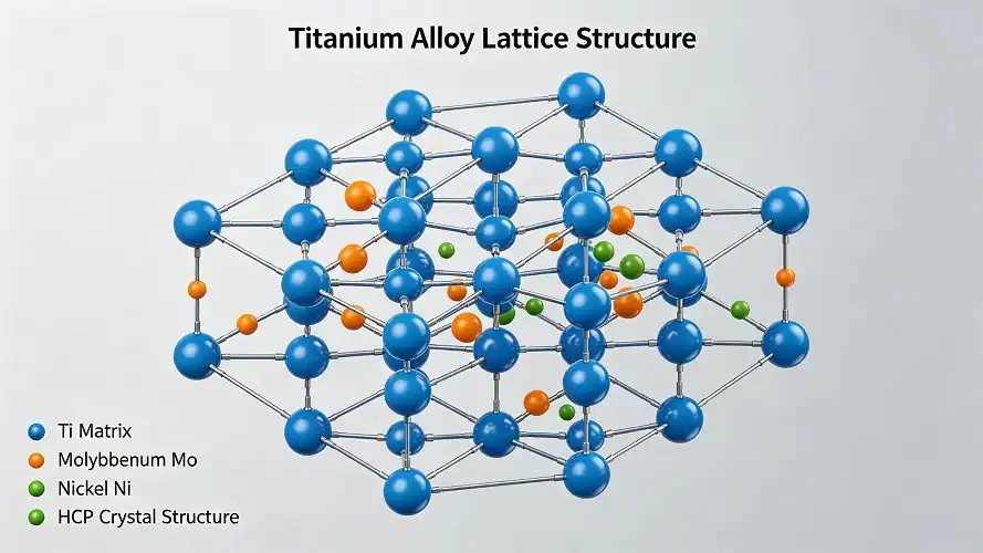 Ti alloy lattice structure diagram Ti alloy lattice structure diagram