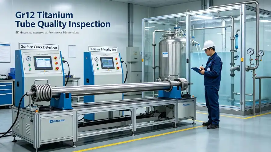 NDT inspection for titanium tube NDT inspection for titanium tube