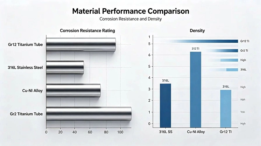 Material performance comparison chart Material performance comparison chart