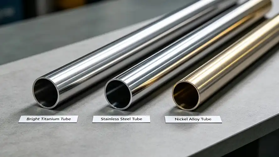 Material Comparison: Titanium / Stainless Steel / Nickel Alloy