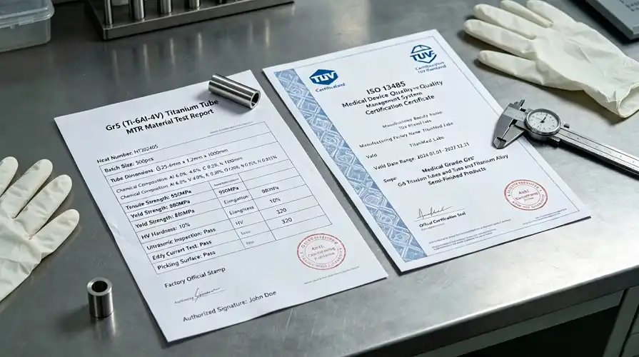 Mill Test Report (MTR) for Titanium Sheet Mill Test Report (MTR) for Titanium Sheet