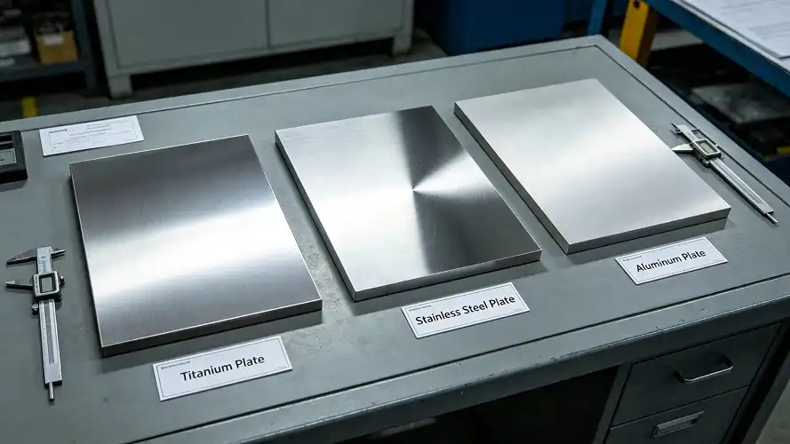 Ti vs Stainless Steel vs Aluminum Alloy Ti‑Stainless‑Aluminum Plate Comparison Ti vs Stainless Steel vs Aluminum Alloy Ti‑Stainless‑Aluminum Plate Comparison