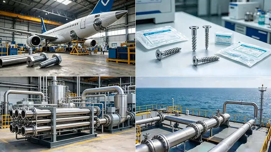 Ti‑6Al‑4V Multi‑industry Application Scenarios Ti‑6Al‑4V Multi‑industry Application Scenarios