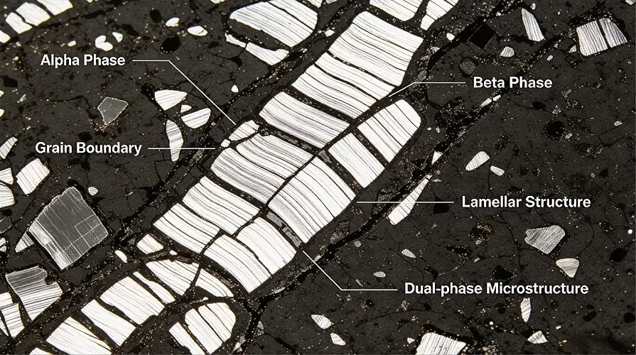 Microstructure of Gr12 Near‑Alpha Titanium Alloy