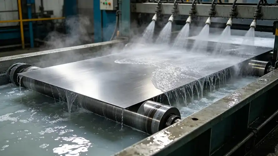 Hot‑Rolled Titanium Plate Pickling & Descaling Line