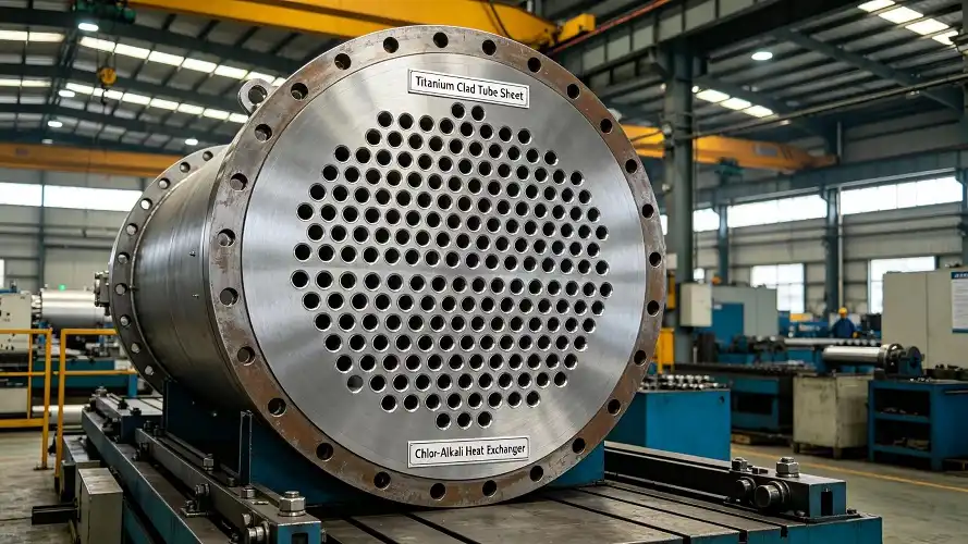 Shell‑and‑Tube Heat Exchanger Fabricated from Gr12 Titanium
